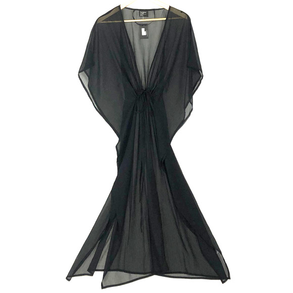 free press Other - Free Press Sheer Maxi Black Cover-Ups